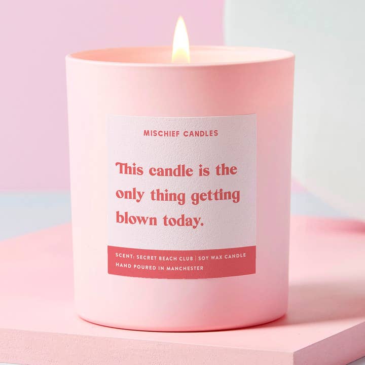 Vela divertida para regalo para novia, Only Thing Blown Today para venta al por mayor de Mischief Candles