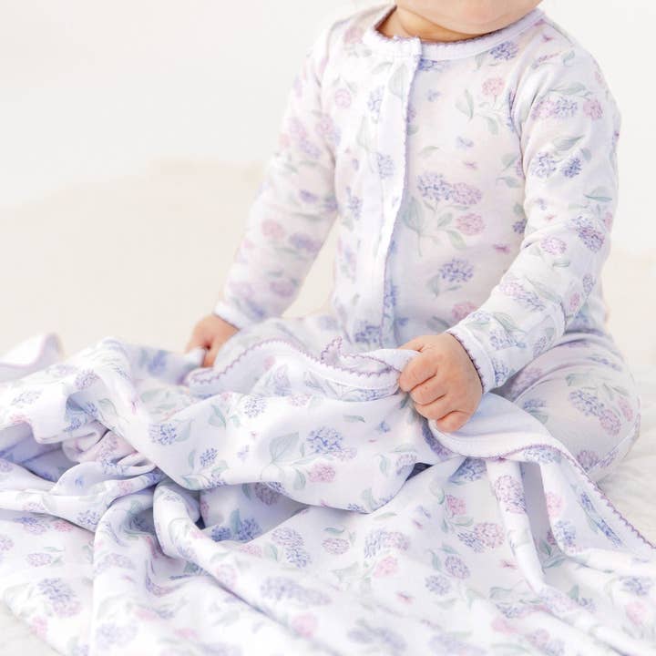 Lavender Bow - Wholesale Sleepsuit - Baby - Hydrangea Classic Footie2