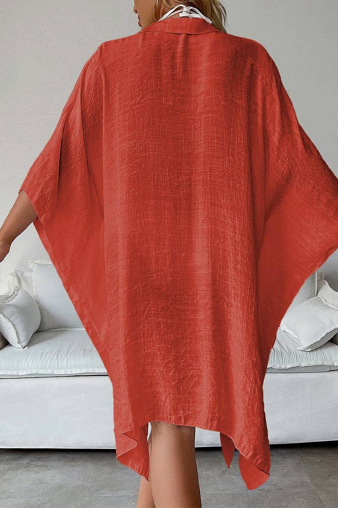 UNISHE - Wholesale Swim Cover Up - Women's - Summer Beach Shirt Cover Up ZK136813