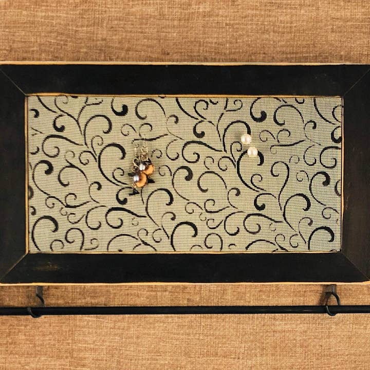 Hängande Deluxe Smyckesorganisatör - Hjärtvirveldesign för wholesale av Earring Holder Gallery