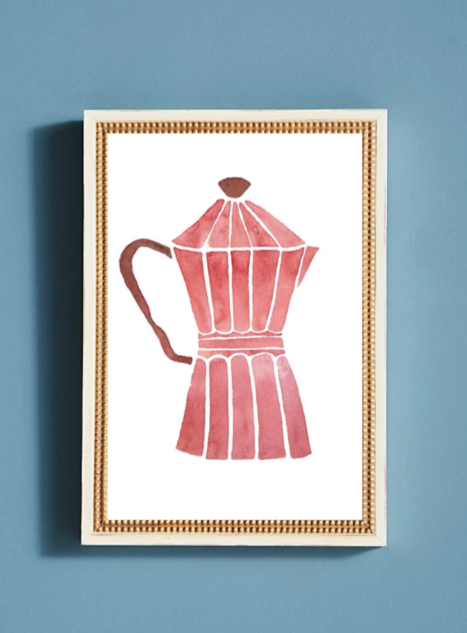 Lauren Q Design Studio - Wholesale Art Print - Cuban Coffee Watercolor Print1