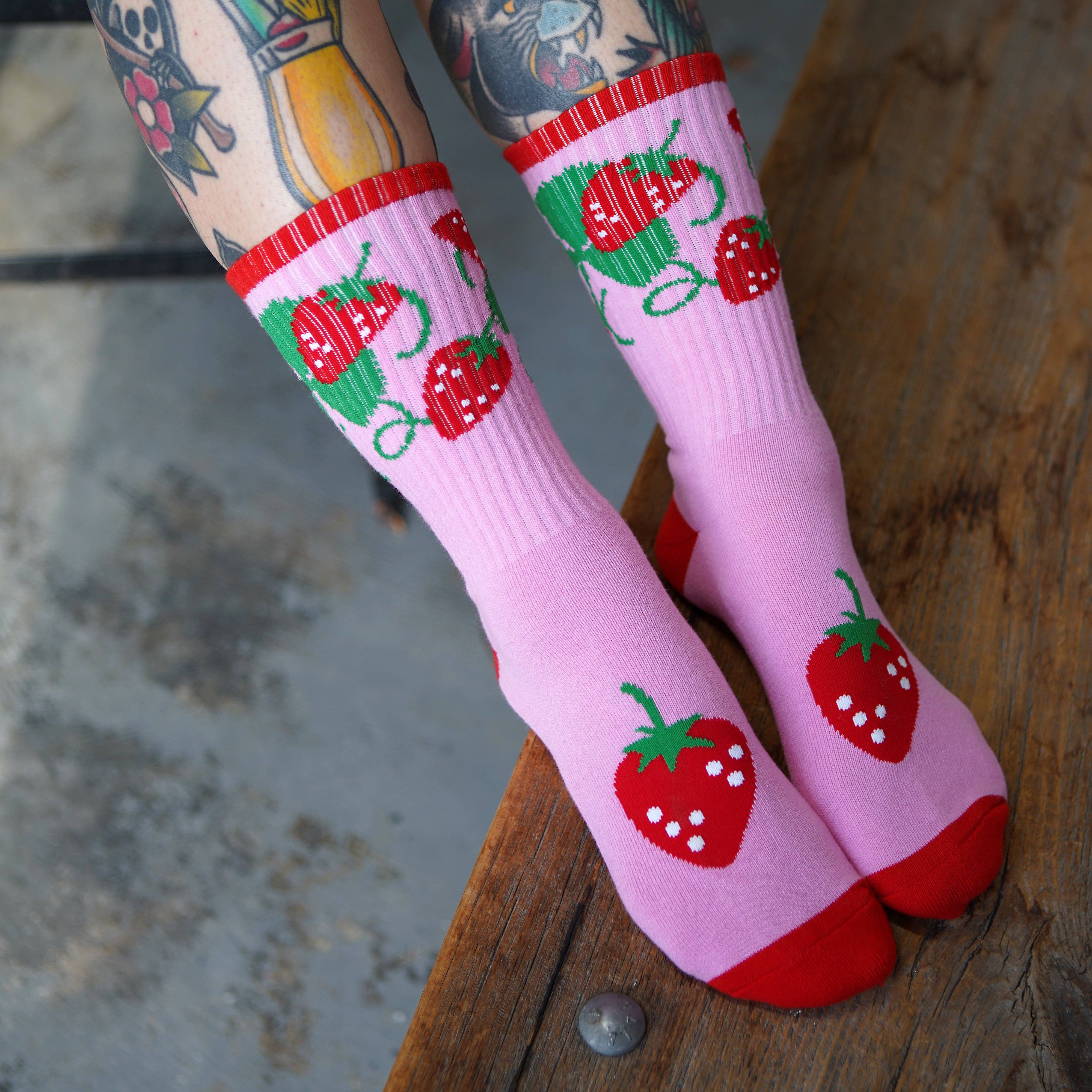 Stuntin Goods - Wholesale Socks - Unisex - Strawberry Socks4