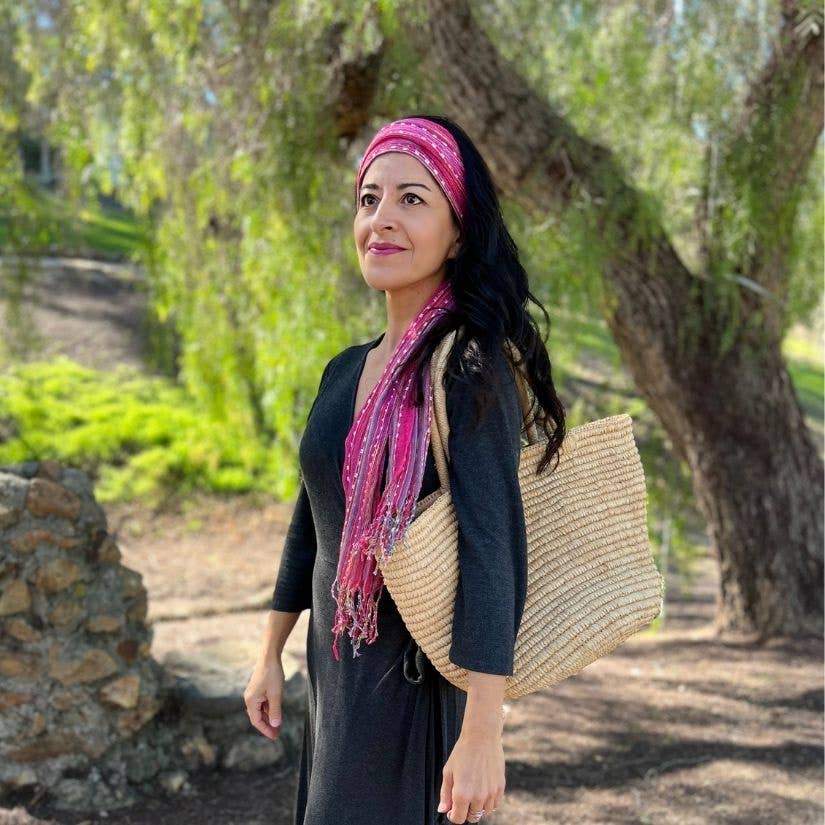 Humble Hilo – wholesale Scarf – Women's – Humble Hilo Multicolored Thread Artisan Scarf6