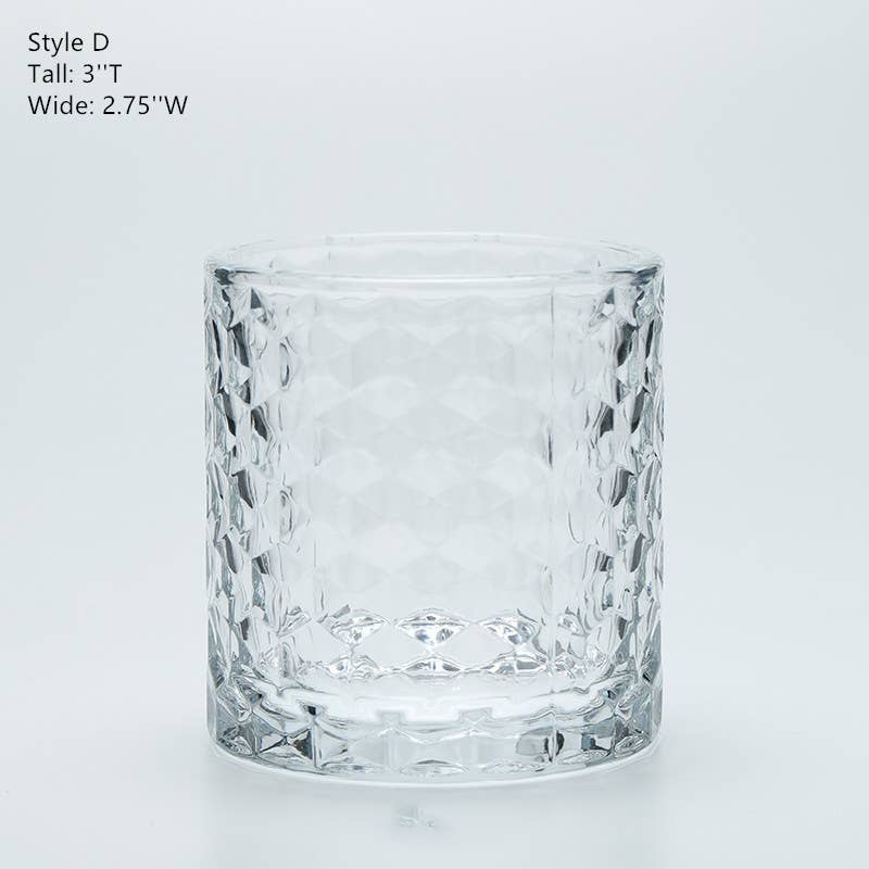 Sweet Home Deco – wholesale Candle holder – Rustic Votive Candle Holder, Tabletop Centerpiece, Clear 3