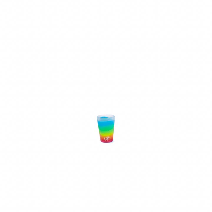 1.5 oz Silicone Silipint Shot Glass - Prism for wholesale by Silipint