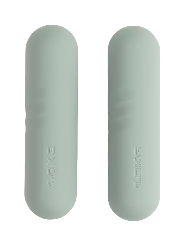 Power Bars/hantelset, 1 kg, Salviagrön - Yogiraj för wholesale av Yogiraj