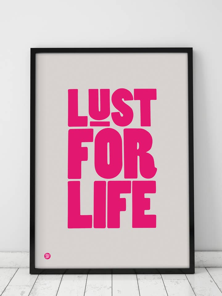 Arte de pared Lust For Life para venta al por mayor de Love Type