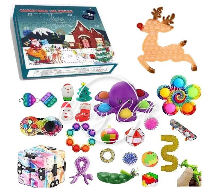 The Classy Cloth WS - Wholesale Advent calendar - Christmas Toy Advent Calendar RTS
