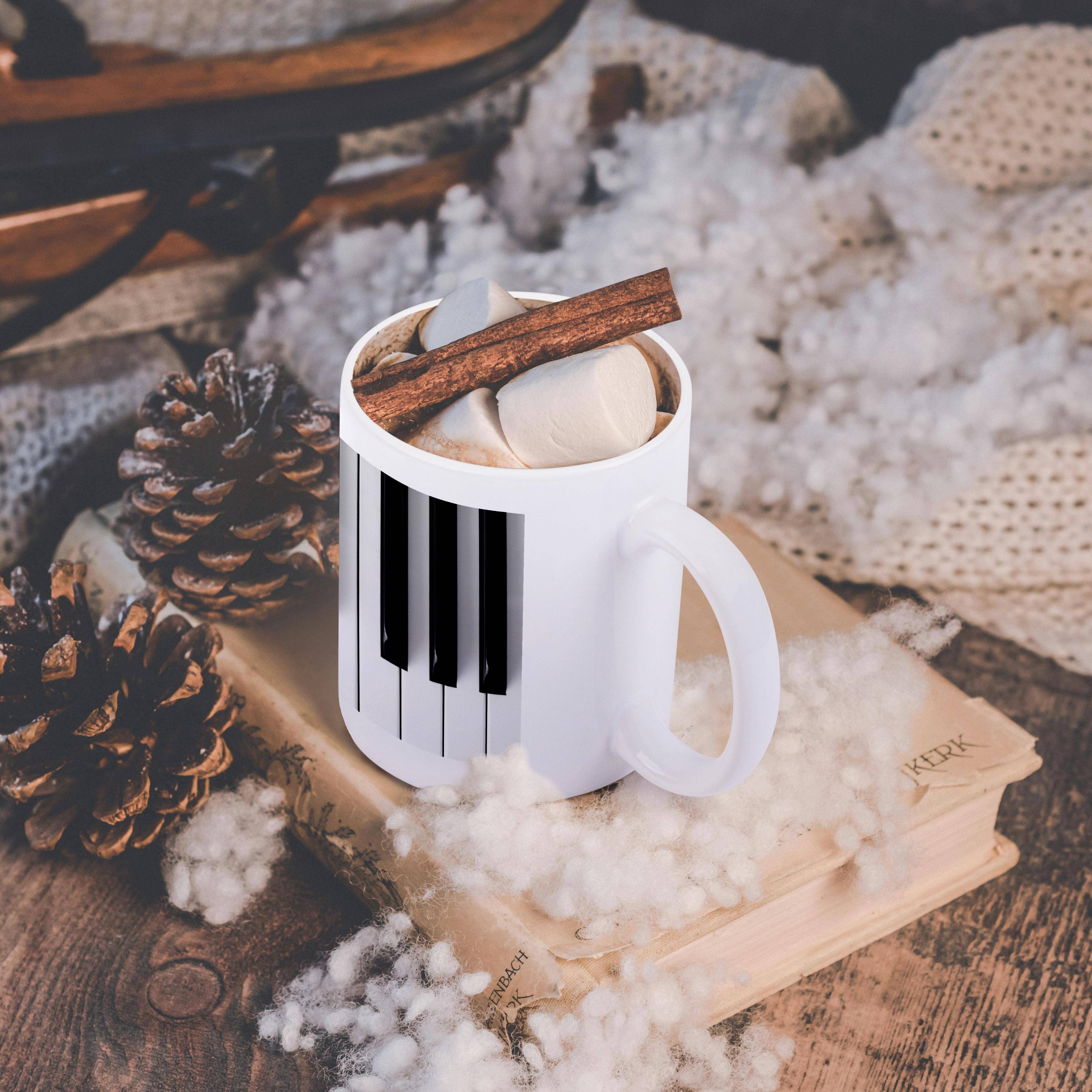 3dRose – Großhandel Kaffeebecher – 3dRose, Klaviertasten, Tasse9