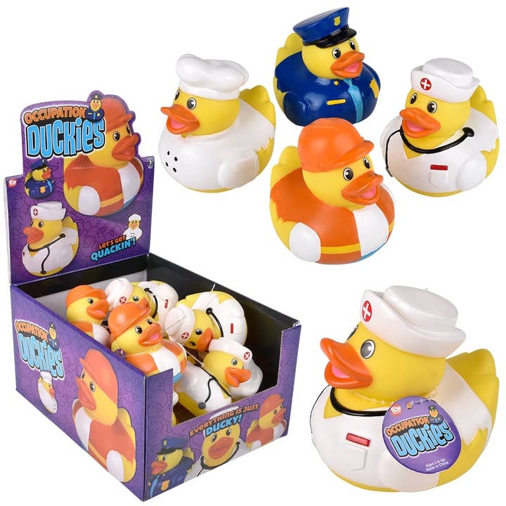 La Luna Bella - Toys - Vendita all'ingrosso Giocattolo classico - Bambini - Paperelle dell'occupazione da 3,75" - LLB Toys