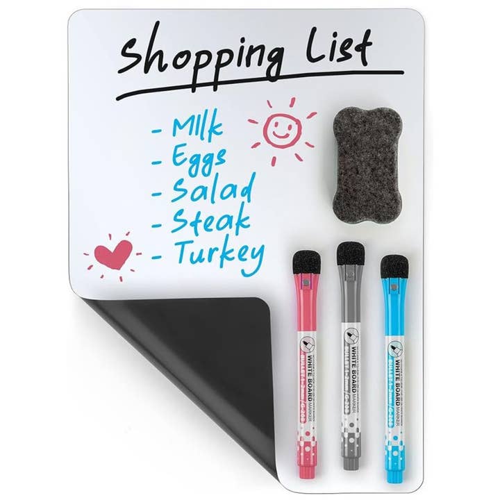 Zulay Kitchen – wholesale Whiteboard/dry-erase board – Zulay Kitchen 12x8” Magnetic Whiteboard for Fridge1