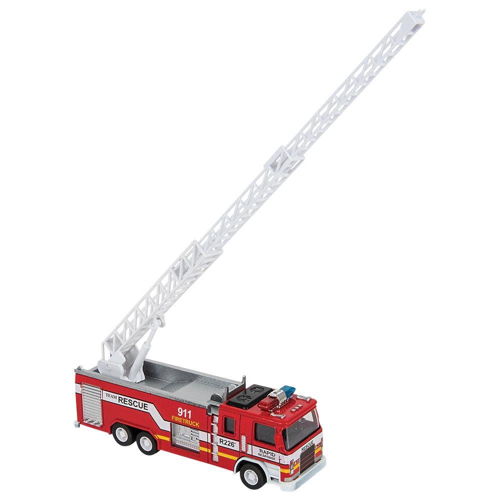The Toy Network - Wholesale Toy Car/Truck - Kids - 7" Diecast Pull Back Lgt/Sound Fire Engine 1:32 Scale3