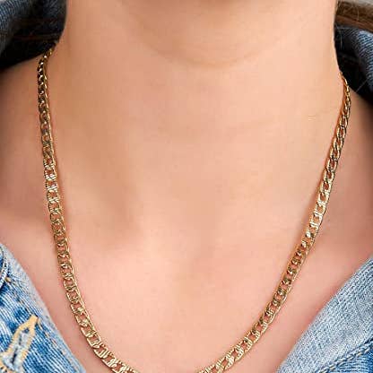 JB Jewelry – wholesale Link & chain necklace – JB. Jewelry Gold Chain Necklace for Women, Men, Boys & Girls0