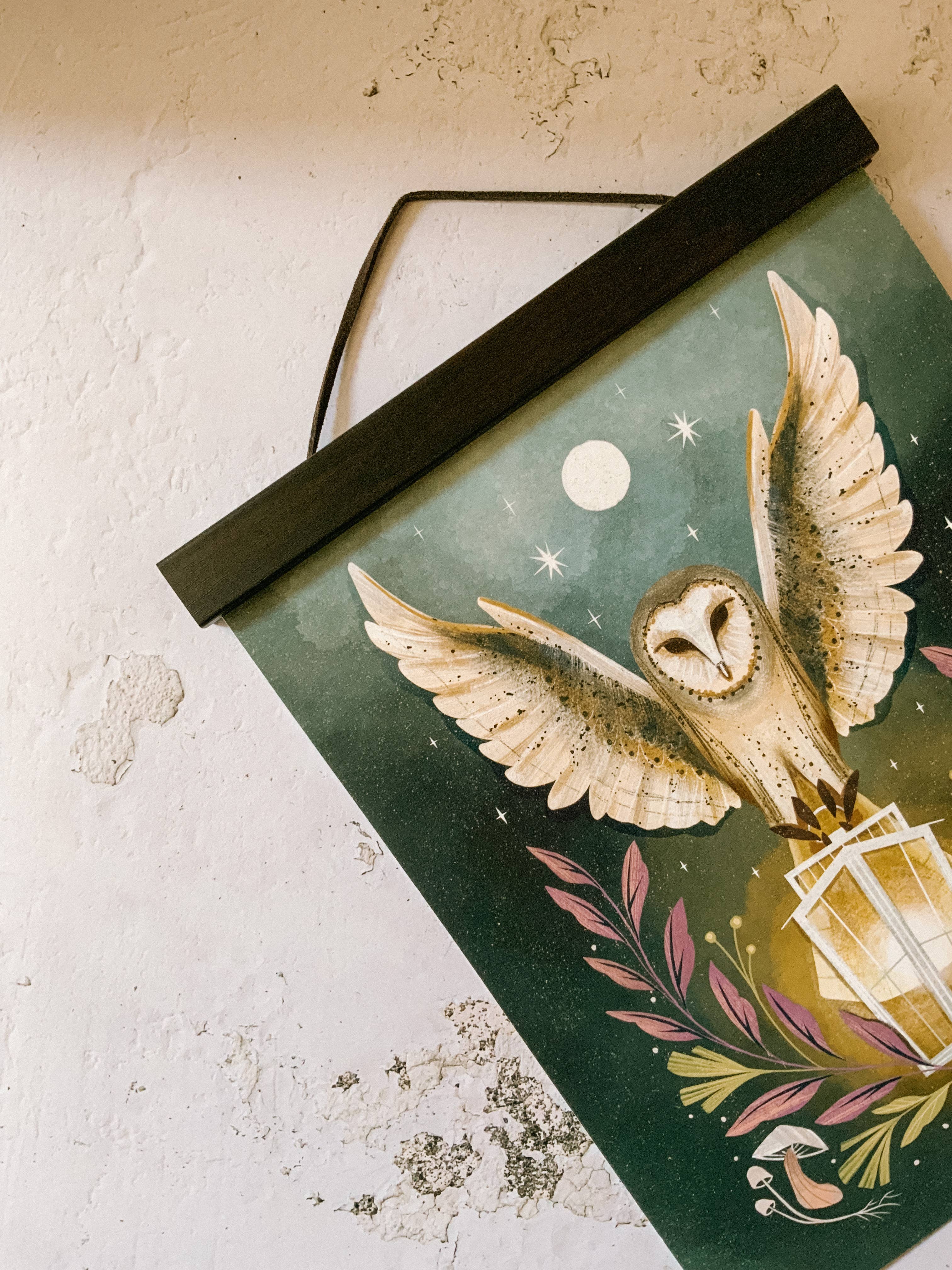 Lantern Print Co. - Wholesale Art Print - Art Print: Night Seer (owl); 5x7, 8x102