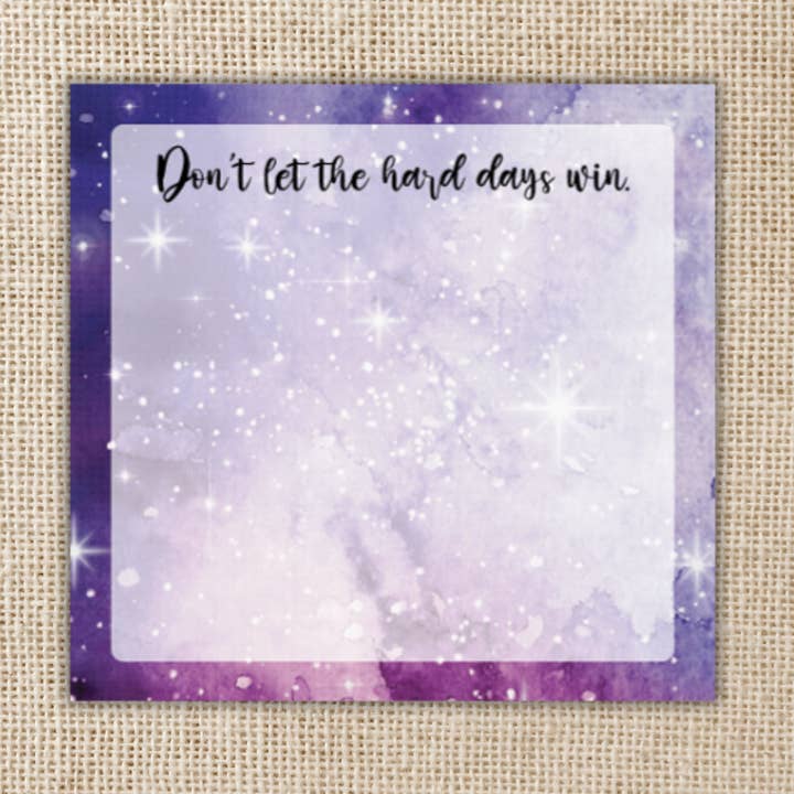 Don't Let The Hard Days Win Sticky Notes | ACOTAR for wholesale by Kingdom of Threads
