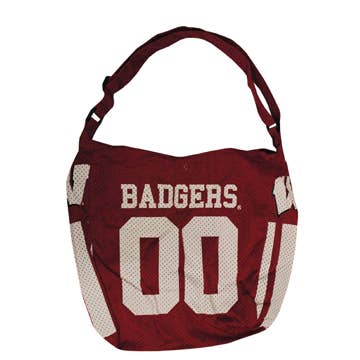 Wisconsin Badgers Ladies Purse Athletic Mesh for wholesale by Jenkins Enterprises