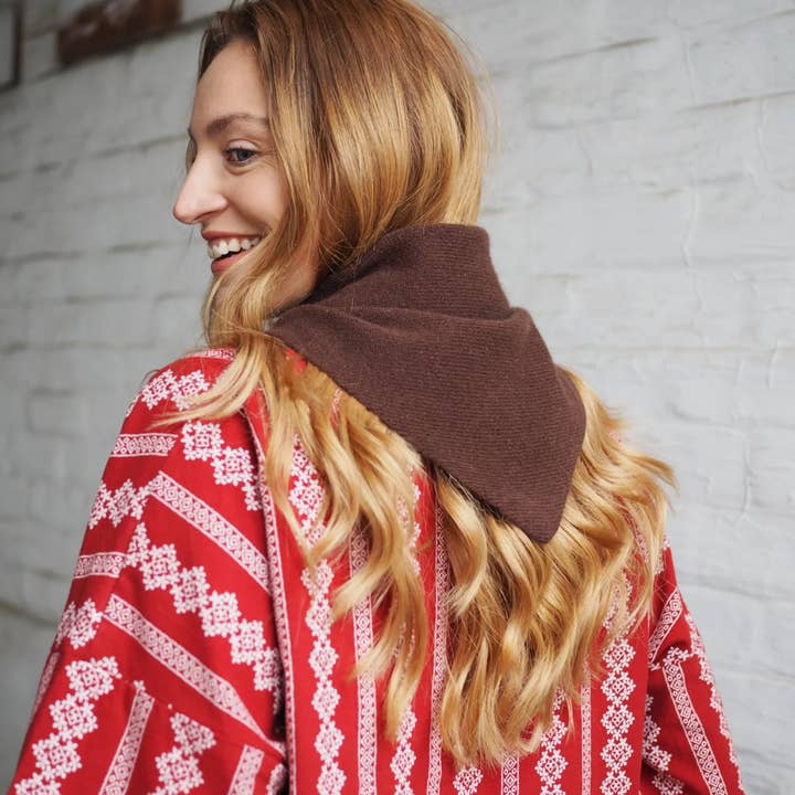 Roake Studio - Wholesale Scarf - Women's - Merino Wool Triangle Scarf4