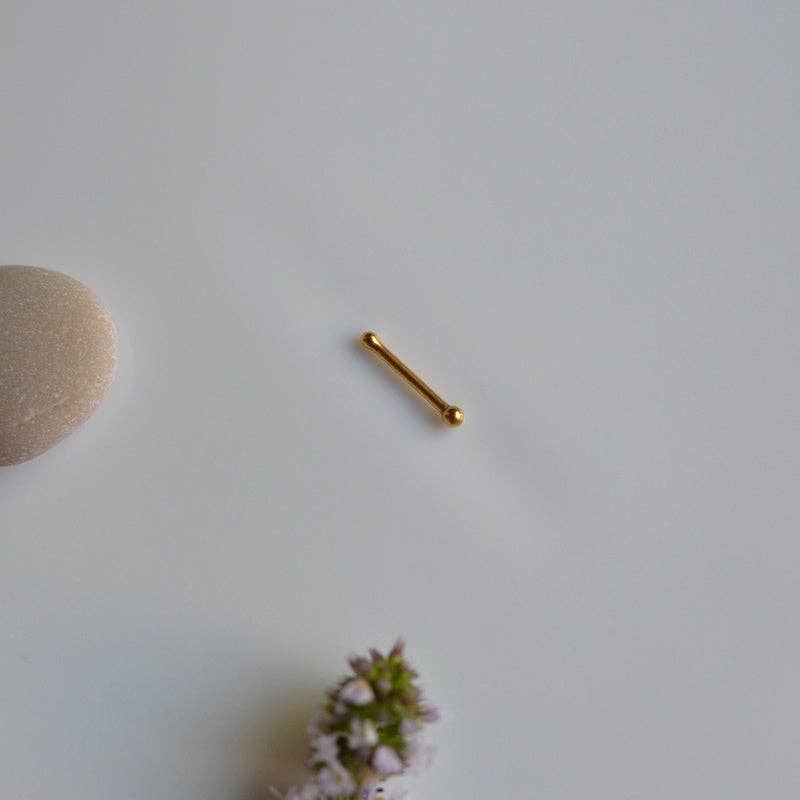 StockJWL - Wholesale Stud/Post Earrings - 1.5 mm Ball Nose Pin Nose Piercing  Thin Tiny Nose Stud  Nose Studs Nose Pin Nose Pins  Thin Tiny Gold Silver Black1