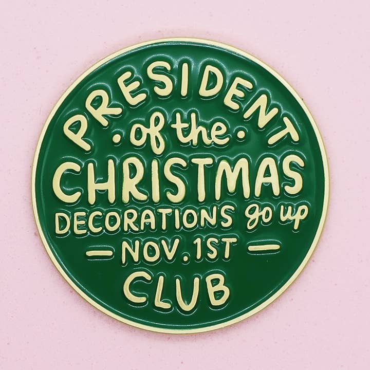 Weihnachtsschmuck, emaillierte Anstecknadel für den Großhandel von Kate Gabrielle