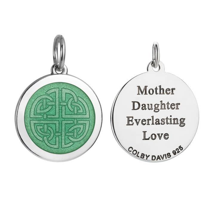 Colby Davis of Boston - Wholesale Individual Charm/Pendant - Colby Davis Pendant: Medium Mother-Daughter Knot - Sterling