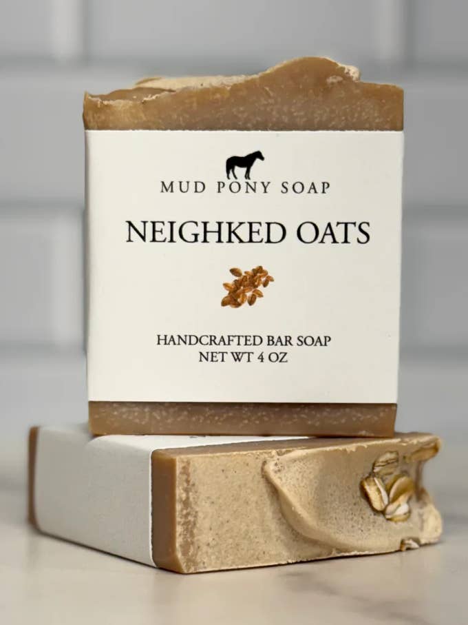 Neighked Oats Bar Soap for wholesale by Grey Horse Candle Company