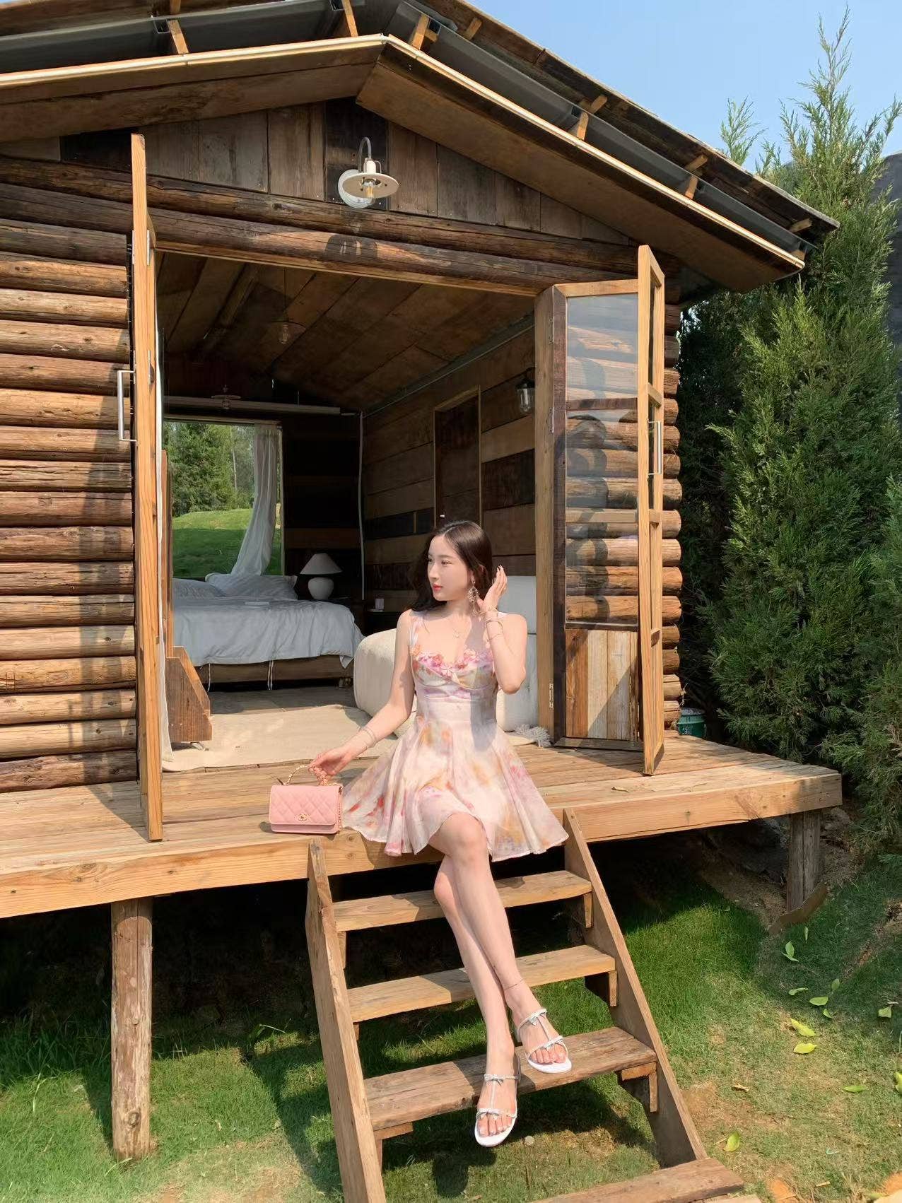 Chilli Girl Collection - Vente Robe – femme - Robe mini à fleurs ajustée1