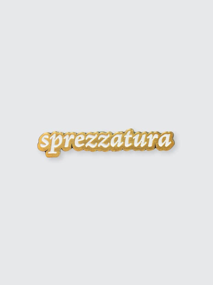 Sprezzatura • Enamel Pin for wholesale by Pin Museum