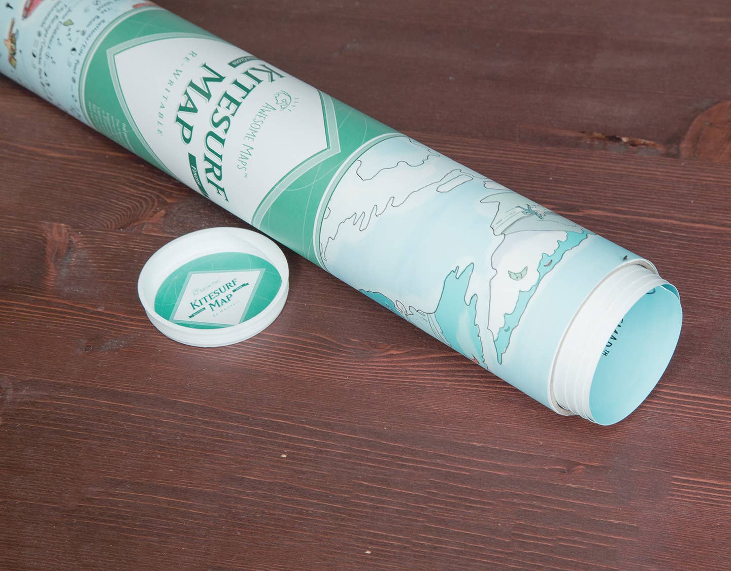 Awesome Maps - Vente Cartes - Carte de kitesurf | Carte du monde avec 500 spots de kitesurf9