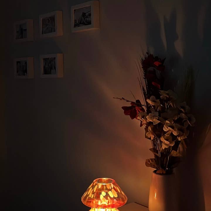 EMMII The Brand - Wholesale Novelty Candle - Brown Mushroom Candle Lamp1