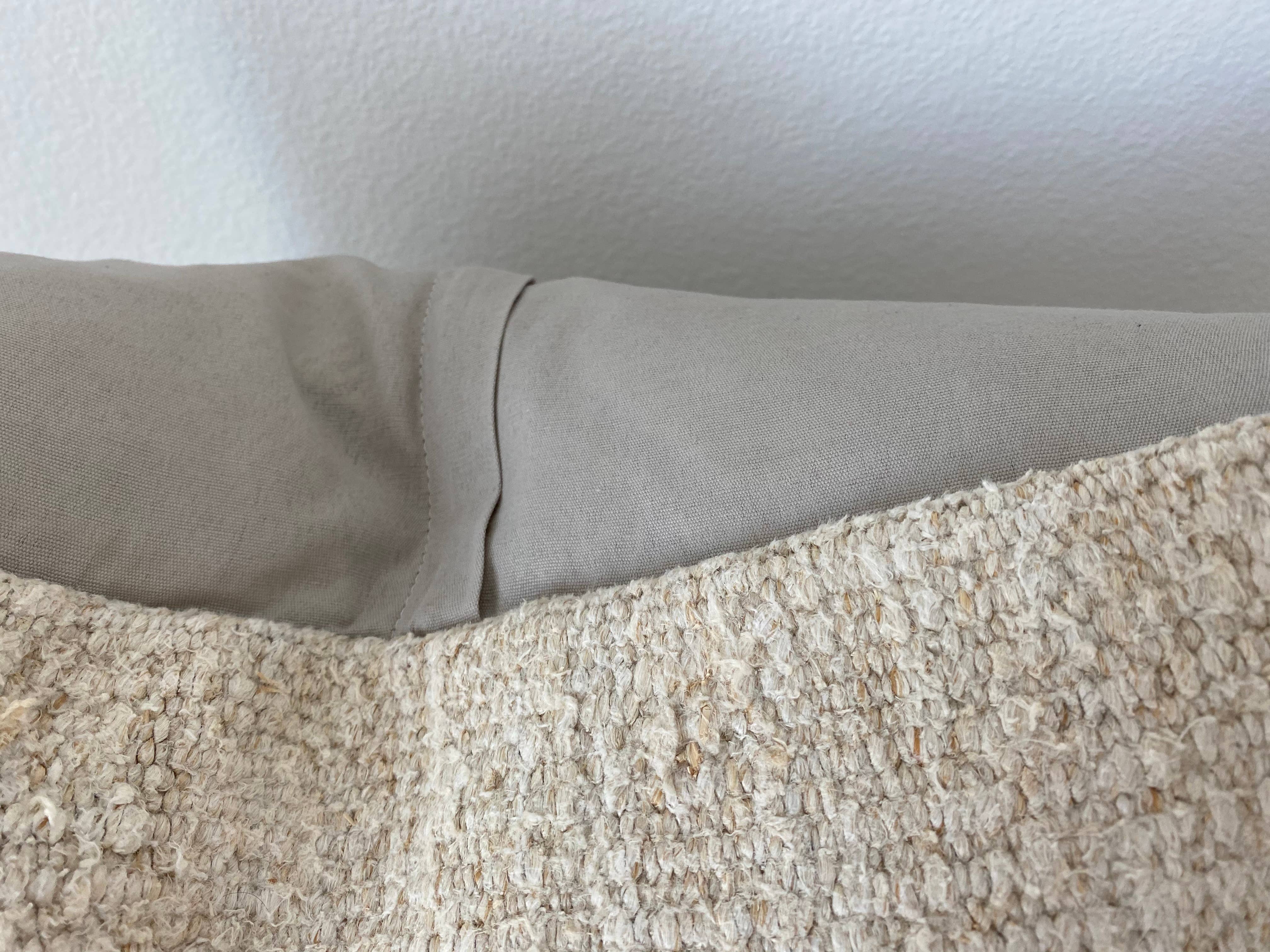 Eclectic Collective – Capa de almofada decorativa por atacado – Capa de Almofada Turca de Cânhamo 50 cm x 50 cm5