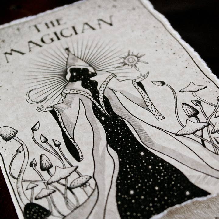 Suzanne Oddy Design Limited - Wholesale Everyday Greeting Card - 'The Magician' Greeting Card