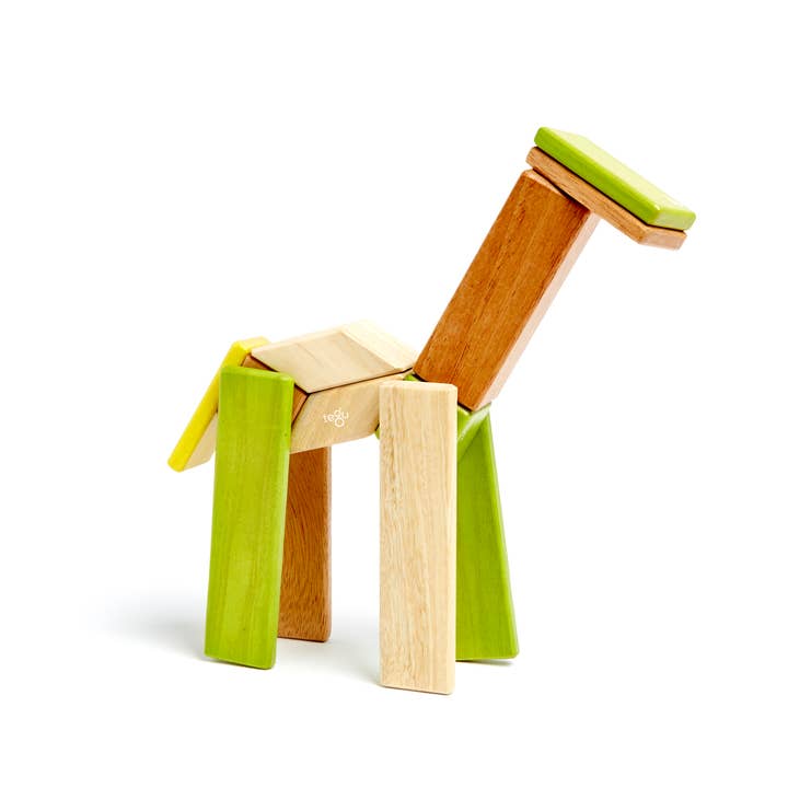 Tegu - Wholesale Building Set - Kids - 14 Piece Magnetic Wooden Block Set4