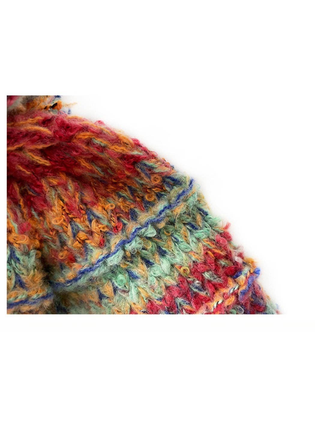 Funkyrel® Atzbranding Limited - Wholesale Beanie - Dames - Haila - Dames Colorblock Gebreide Oorflap Muts16