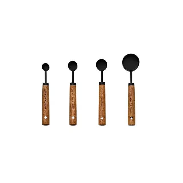 Homerely - Wholesale Measuring Cup - Black Stainless Steel Measuring Cups Set