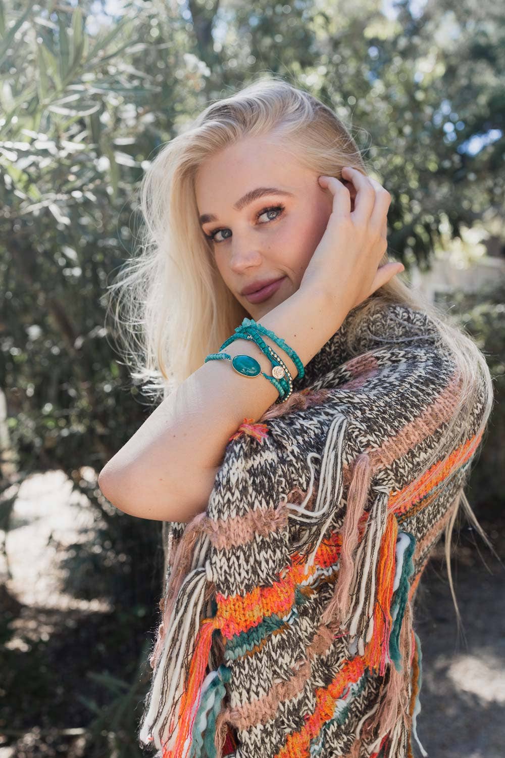 Leto Accessories - Wholesale Beaded Bracelet - 🔮 Bracelet & Necklace - Amethyst, Rose Quartz, Turquoise 7