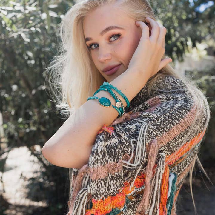 Leto Accessories - Wholesale Beaded Bracelet - 🔮 Bracelet & Necklace - Amethyst, Rose Quartz, Turquoise 7