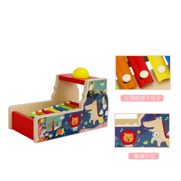 Leo & Friends - Wholesale Musical Toy - Kids & Baby - Leo & Friends Pound & Tap Xylophone with Slide-Out Xylophone12