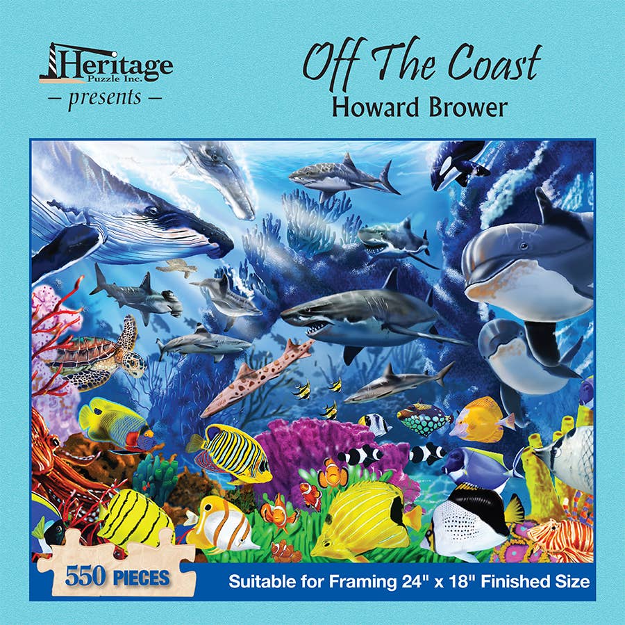 Heritage Puzzle - Wholesale Puzzle - Adult - Off the Coast Puzzle1