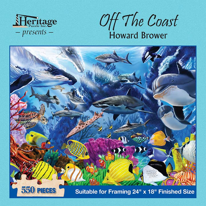 Heritage Puzzle - Wholesale Puzzle - Adult - Off the Coast Puzzle1