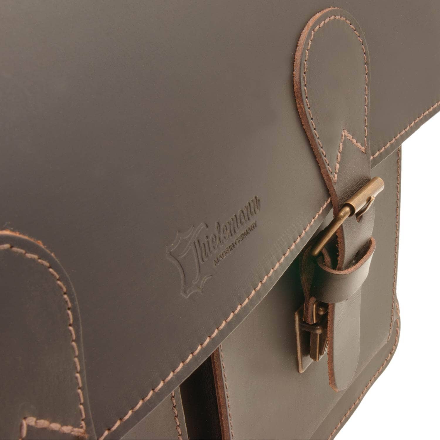Thielemann Leather Manufacturer - Wholesale Briefcase - Unisex - “Kiev” PREMIUM leather briefcase | color: dark brown9