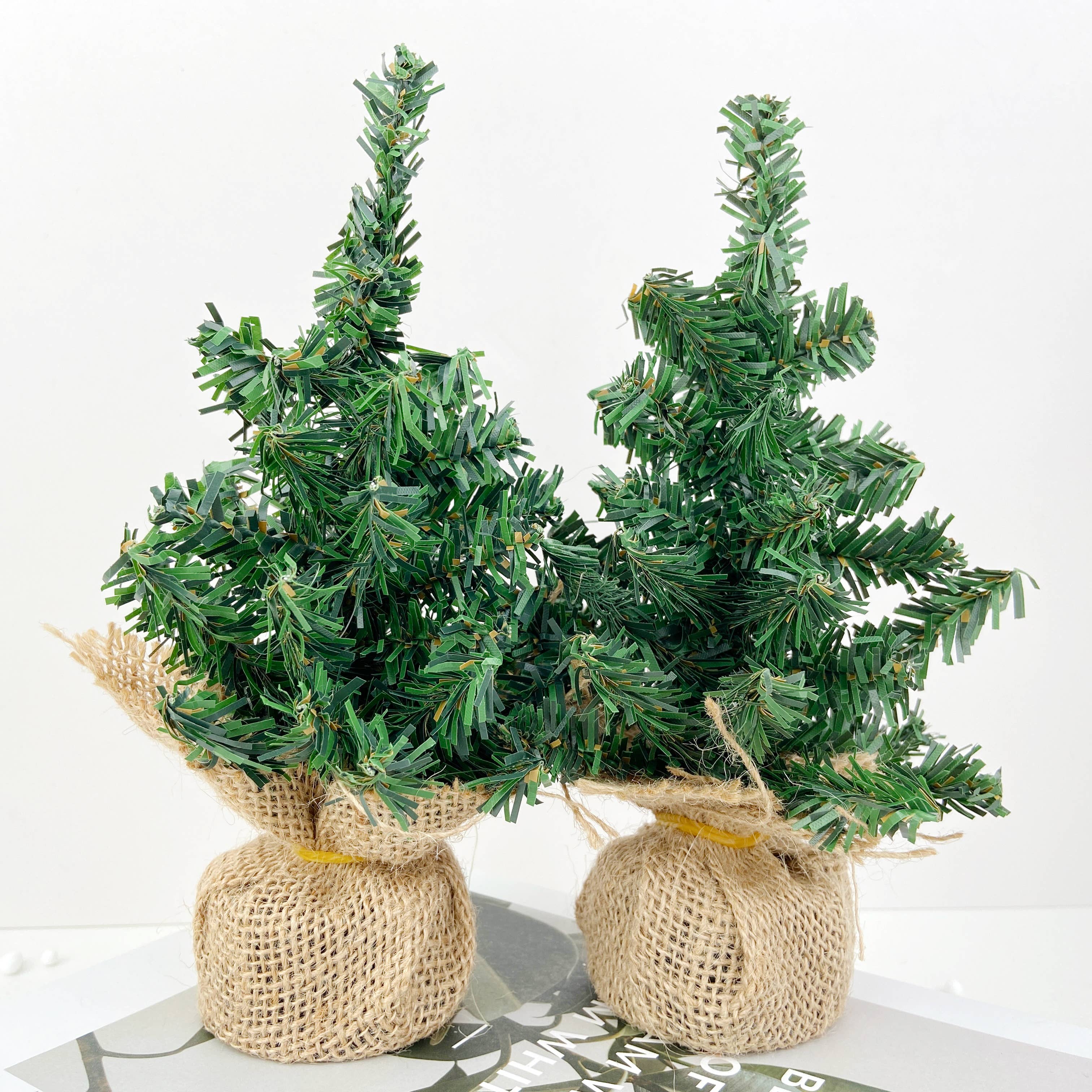 SoapElenGlen - Wholesale Christmas Decoration - Mini Green Christmas Tree Christmas Holiday Decorations0