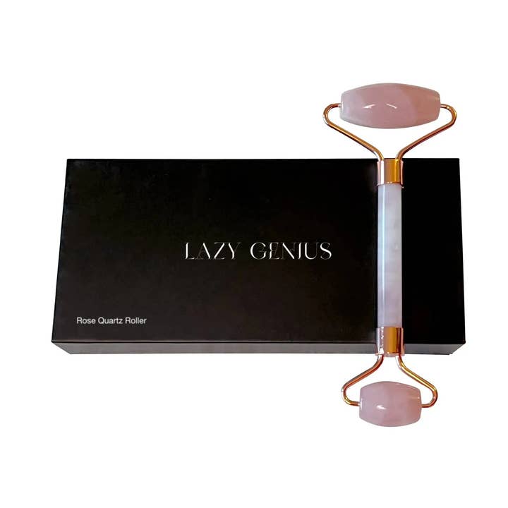 Rose Quartz Roller for wholesale by Lazy Genius