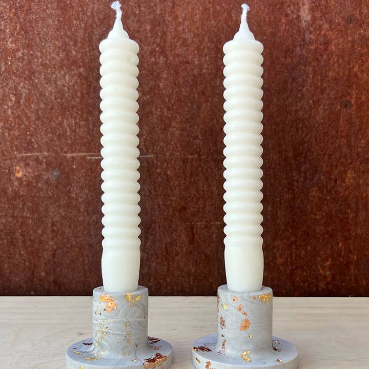 Well Hello Studio - Wholesale Candle Holder - Gold Rush Shorty Candle Holders (Set of 2)5