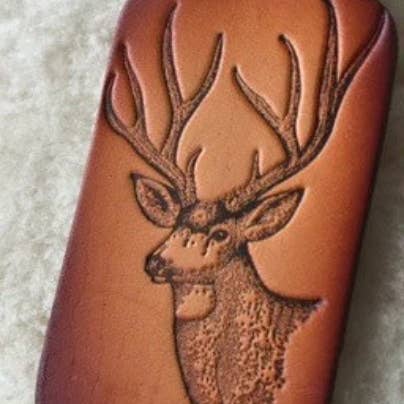 Lindy Leather - Vente Porte-clés – unisexe - Porte-clés en cuir fait main pour animaux sauvages - Chasse et pêche7