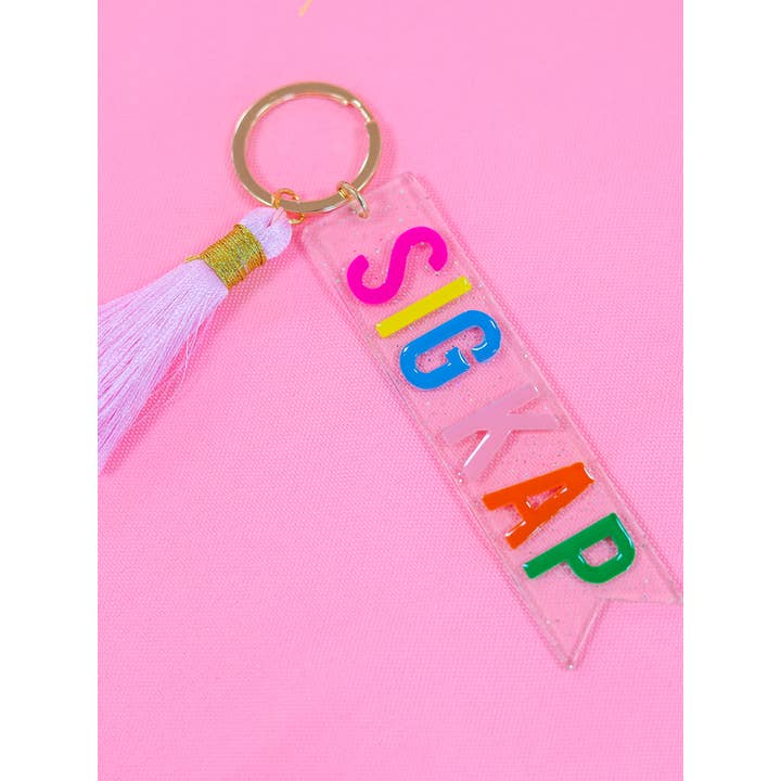 Duo Threads - Wholesale Keychain - Women's - Tassel Sorority Key Fob25