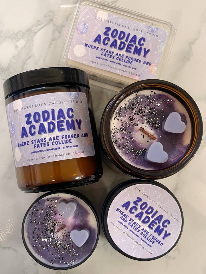 Zodiac Academy Candle for wholesale by Marvelous Candle Studio