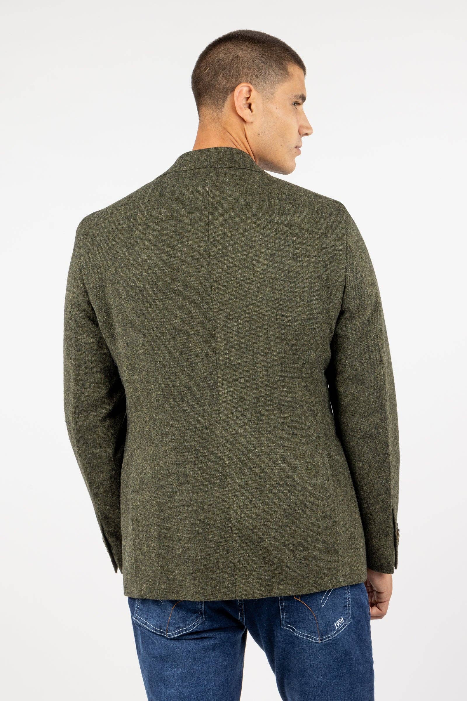 williot - Vente Veste de costume – homme - Veste verte Lisa Lana8