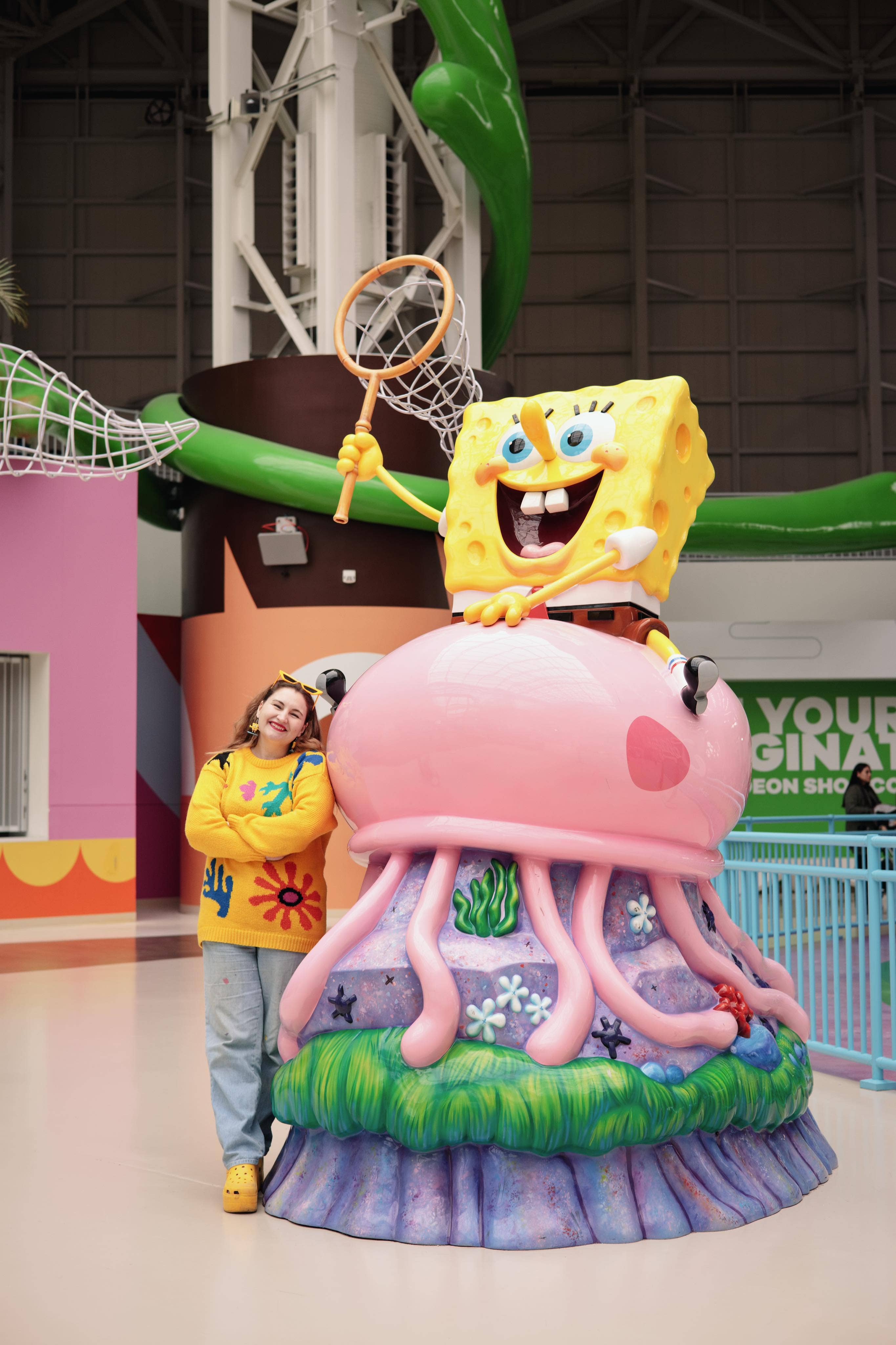 NO RHYME OR REASON ART - Wholesale Dangle Earrings - Spongebob: Surfboarding Earrings - 2005 - Vintage, Upcycled2