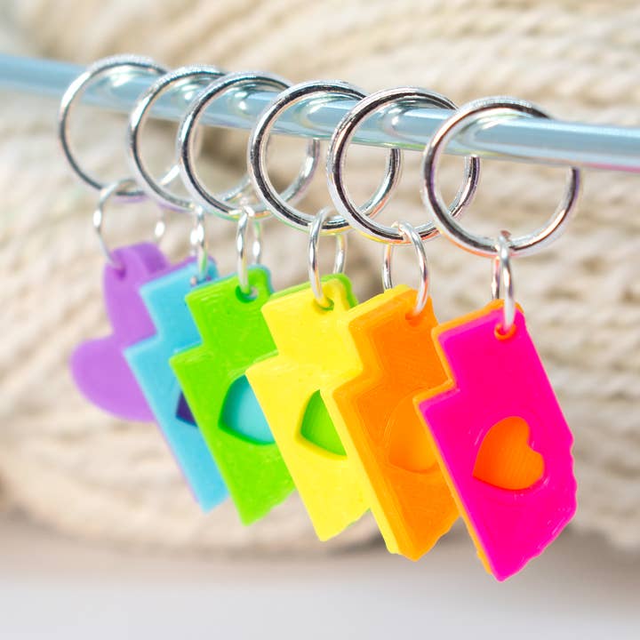 Cornhusker State Liefde Nebraska Steekmarkeerders voor wholesale door Blue Bird Makery