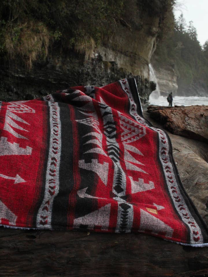 Auburn uldblanding sherpa kæledyrstæppe for engroshandel hos Wild Husky co